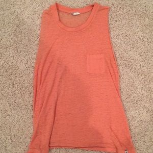 Orange tank top